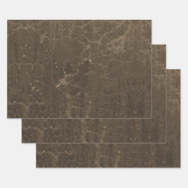 Textil Brown Grunge Vintag Antique Rustikal Geschenkpapier Set