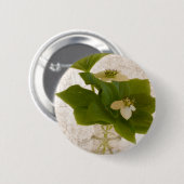 Textil Dogwood Bunch Berry Button auf Knopf (Vorne & Hinten)