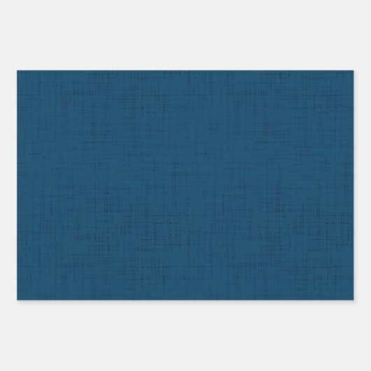 Textil dunkelblau geschenkpapier set (Vorderseite 2)