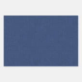 Textil dunkelblau geschenkpapier set (Vorderseite)