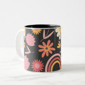 Textil-Farbdruck Geschenk Kaffee Tasse (Vorderseite Links)