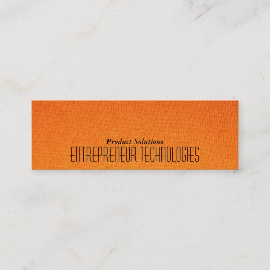 Textil Gradient Mini Visitenkarte (Vorderseite)