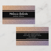 Textil Gradient Muster Visitenkarte (Vorne/Hinten)