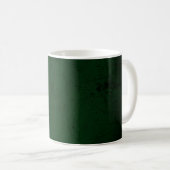 Textil-grüne dunkle Tapete Kaffeetasse (VorderseiteRechts)
