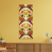 Textil mit mehrfarbigem Blumenmuster Leinwanddruck (Insitu (Wohnzimmer))