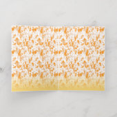 Textil-Muster mit einem lebhaften Orange und Gol (Innen Abgelegt)