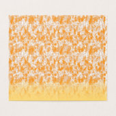 Textil-Muster mit einem lebhaften Orange und Gol (Innenseite Aufgefaltet)