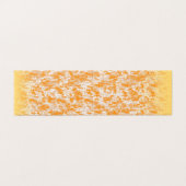 Textil-Muster mit einem lebhaften Orange und Gol (Außenseite Aufgefaltet)