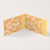 Textil-Muster mit einem lebhaften Orange und Gol (Innenseite)