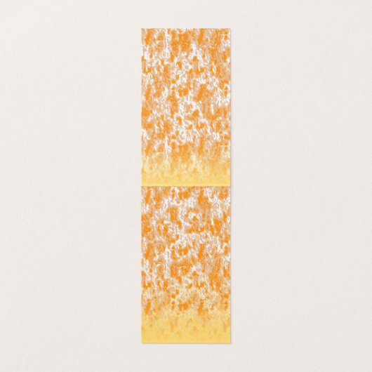 Textil-Muster mit einem lebhaften Orange und Gol (Innenseite Aufgefaltet)