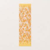 Textil-Muster mit einem lebhaften Orange und Gol (Außenseite Aufgefaltet)