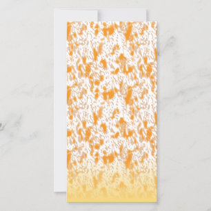 Textil-Muster mit einem lebhaften Orange und Gol Ankündigung