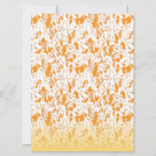 Textil-Muster mit einem lebhaften Orange und Gol Feiertagskarte