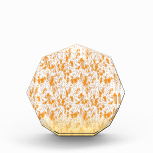 Textil-Muster mit einem lebhaften Orange und Gol Fotoblock