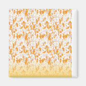 Textil-Muster mit einem lebhaften Orange und Gol Magnet (Vorne)