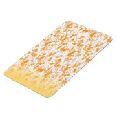Textil-Muster mit einem lebhaften Orange und Gol Magnet (Linke Seite)