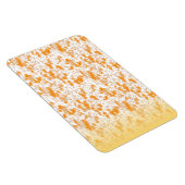 Textil-Muster mit einem lebhaften Orange und Gol Magnet (Rechte Seite)