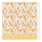 Textil-Muster mit einem lebhaften Orange und Gol Würfel (Rechts)