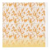 Textil-Muster mit einem lebhaften Orange und Gol Würfel (Vorderseite)