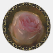 Textil Rosa Rose Sticker (Vorderseite)