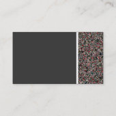Textil Tone - Gesichtsgestein Abstrakt Visitenkarte (Rückseite)