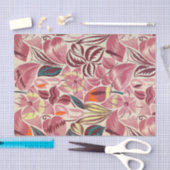 Textildesign Tropische Blume von Anonymous Seidenpapier (Handwerk)