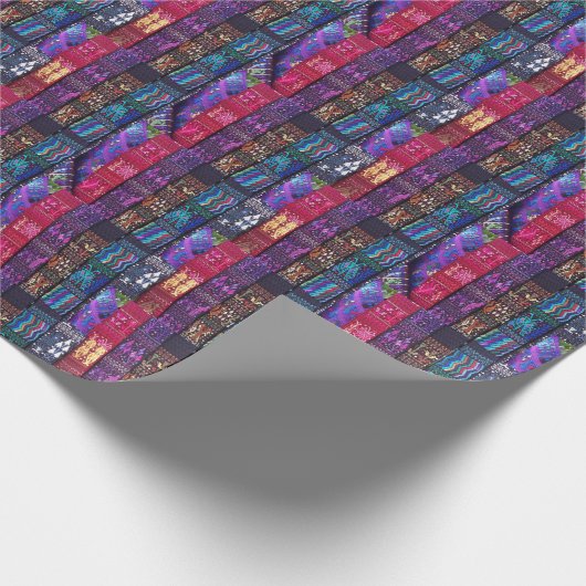 Textildesigns Geschenkpapier (Ecke)