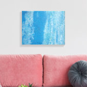 Textile Abstrakte Blues Leinwanddruck (Insitu (Wohnzimmer))