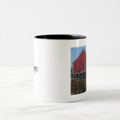 Textile Art Boathouse Kaffee Tasse (Mittel)