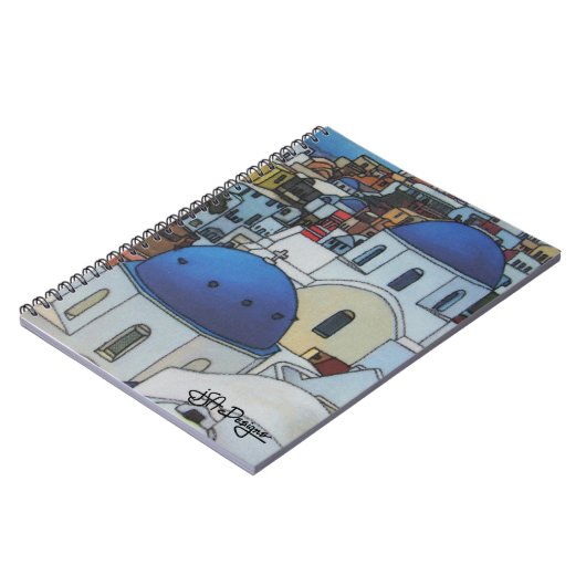 Textile Art Greece-Notebook Notizblock (Linke Seite)