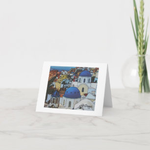 Textile Art Greece Notecard Karte