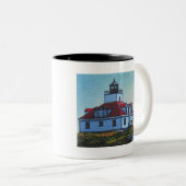Textile Art Lighthouse Kaffee Tasse (VorderseiteRechts)