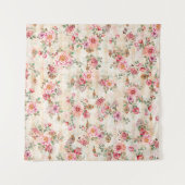 Textile Blume Textur Muster sabstract, ba Wandteppich (Vorderseite)