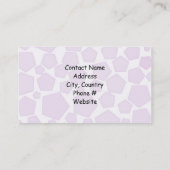 Textile Designs Visitenkarte (Rückseite)