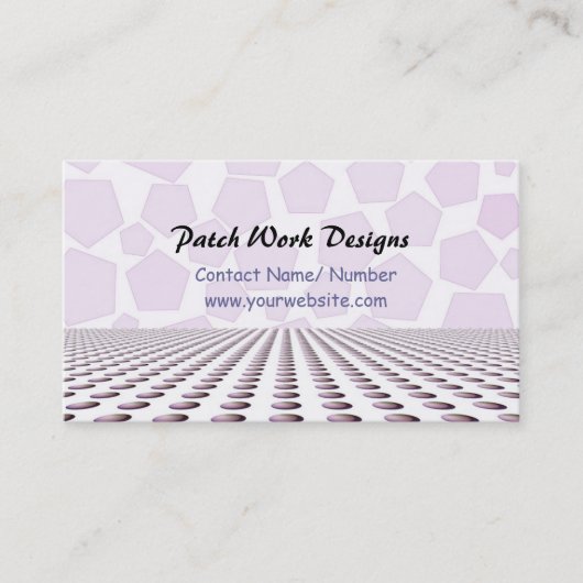 Textile Designs Visitenkarte (Vorderseite)