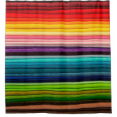Textile Farbe buntes Gewebe Duschvorhang (Vorderseite)