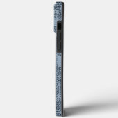 Textile Grays Case-Mate iPhone Hülle (Rückseite / Links)