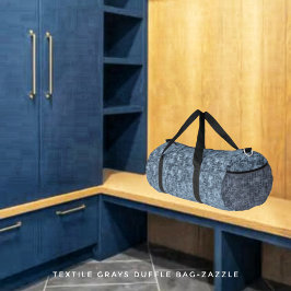 Textile Grays Duffle Bag