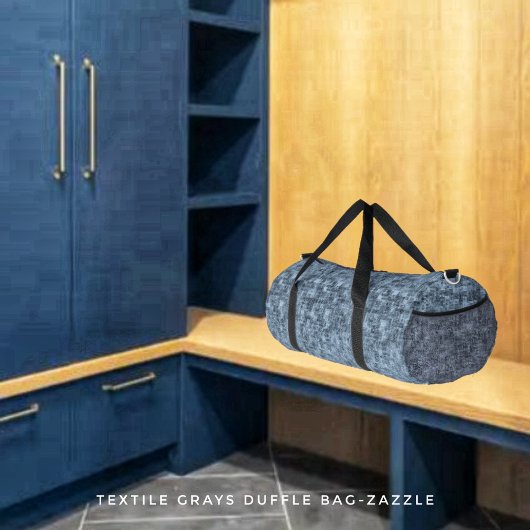 Textile Grays Duffle Bag