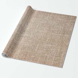 Textile Jute braune Textur Geschenkpapier