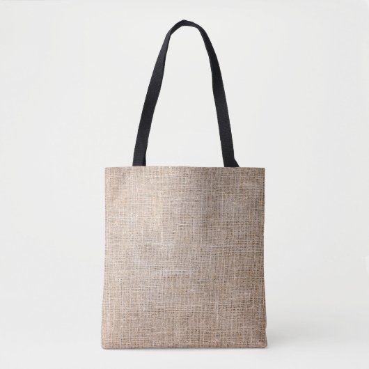 Textile Jute braune Textur Tasche (Vorderseite)