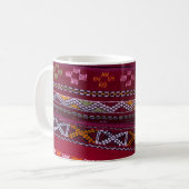 Textile Kissenmuster Kaffeetasse (Vorderseite Links)