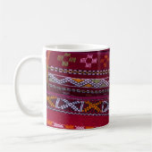 Textile Kissenmuster Kaffeetasse (Links)