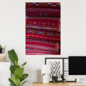 Textile Kissenmuster Poster (Heimbüro)