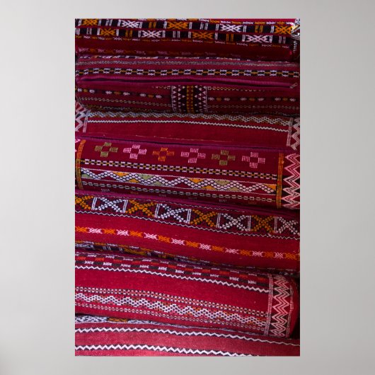 Textile Kissenmuster Poster (Vorne)