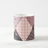 Textile Lingerie: Patchwork Vintages Muster Kaffeetasse (Mittel)
