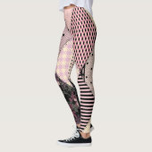 Textile Lingerie: Patchwork Vintages Muster Leggings (Links)