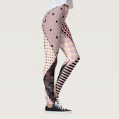 Textile Lingerie: Patchwork Vintages Muster Leggings (Rechts)