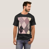 Textile Lingerie: Patchwork Vintages Muster T-Shirt (Vorne ganz)