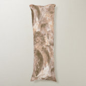Textile Muster mit einem texturierten beigen Backg Seitenschläferkissen (Vorderseite Vertikal)